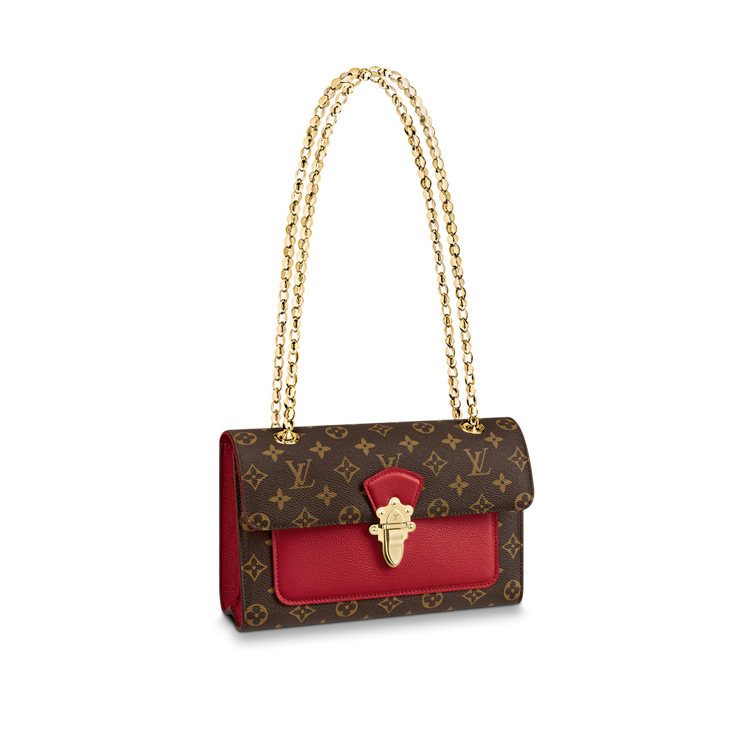 Louis Vuitton VICTOIRE Handbag Monogram M41731 Cerise Red